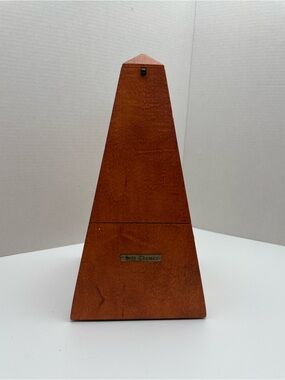 Seth Thomas Wooden Pyramid  Metronome - Brown Walnut